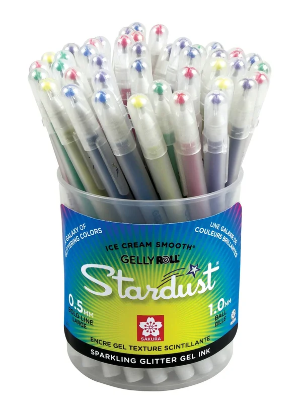 Gelly Roll Stardust Gel Pen Display