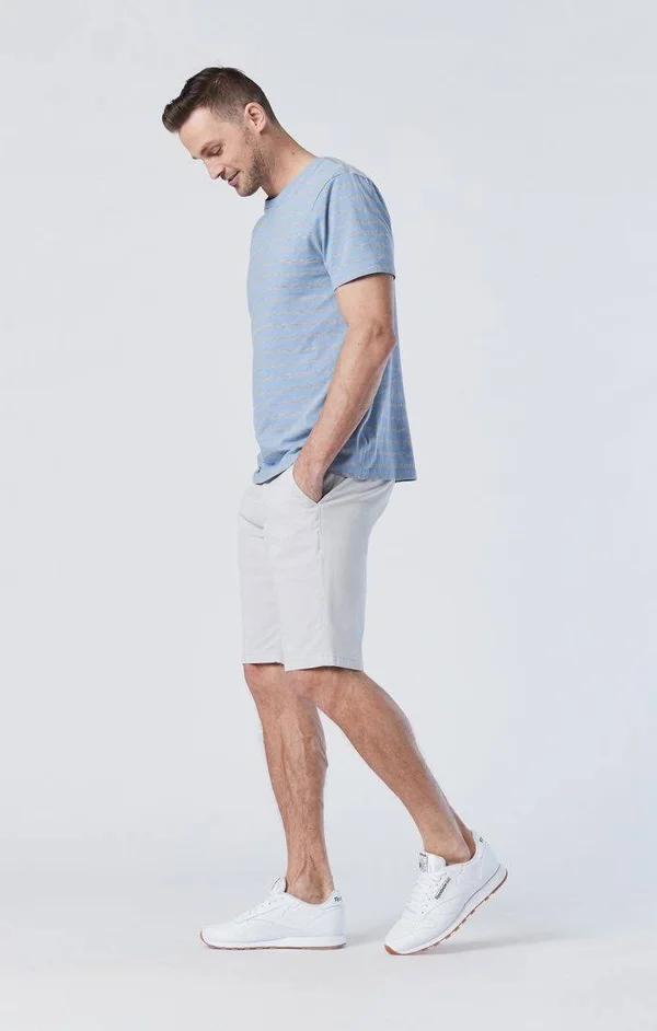Mavi Men's Jacob Mid Rise Slim Twill Shorts