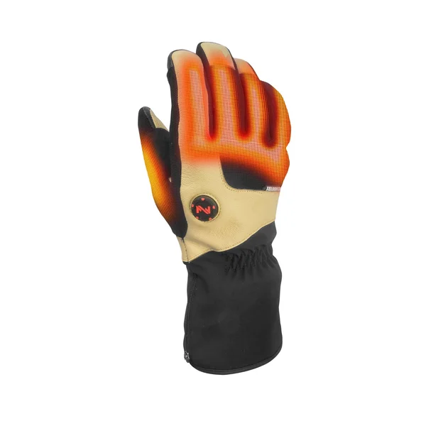 Mobile Warming MWUG10180620 BlackSmallith Heated Work Gloves Unisex 7.4 Volt Light Tan 2x, Polyester/Leather, Acme Tools