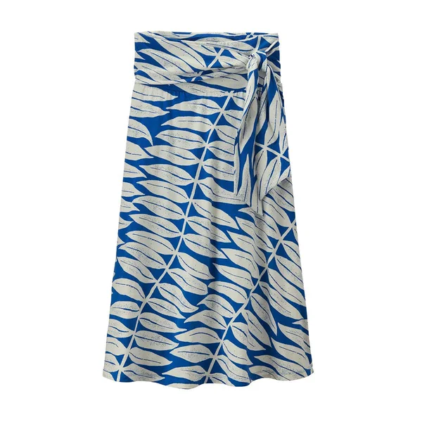 Patagonia Kamala Midi Skirt - Women's Eucalyptus Fronds/Bayou Blue, L