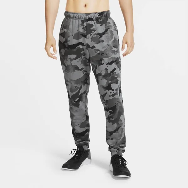 Nike Men's Dri-Fit Camo Training Pants, Large, Black