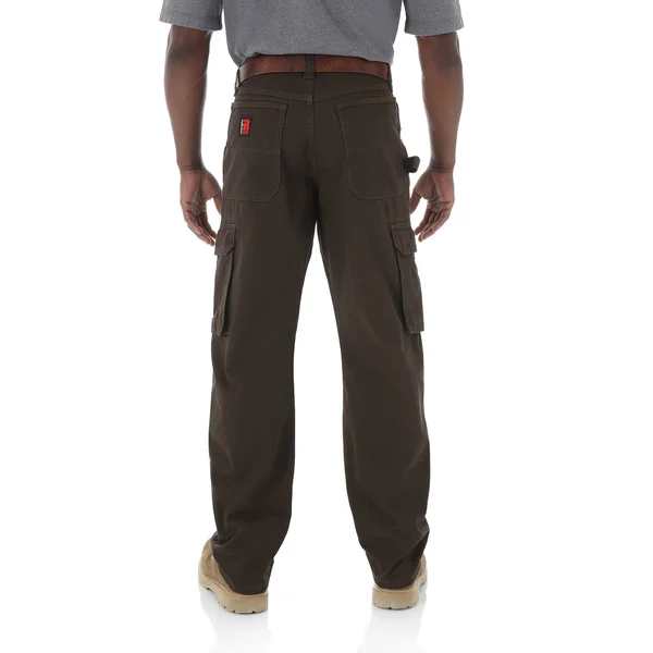 Wrangler Men's Riggs Workwear Ripstop Ranger Pant (35x30 Dark Brown)
