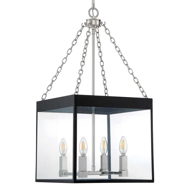 Park Harbor PHPL6724 4 Light 15x22 Wide Pendant - Matte Black