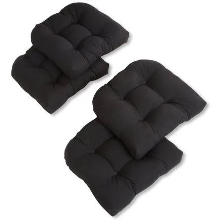 Blazing Needles Dining Chair Cushion Fabric: Spice