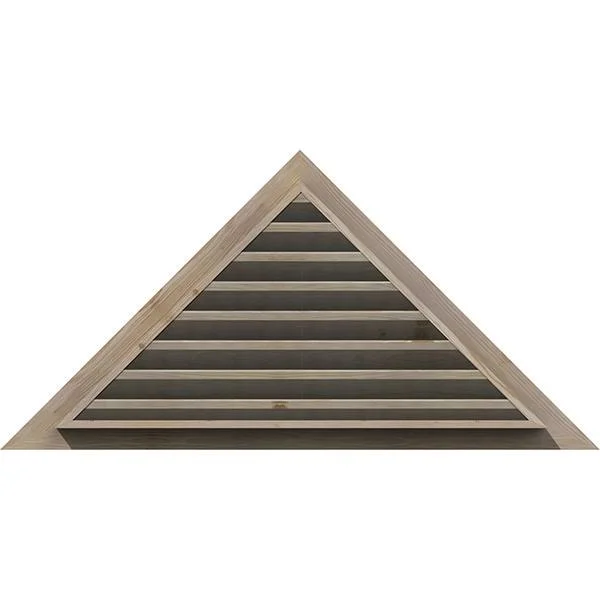Ekena Millwork GVWTR52X2100SFPPI 52x22W x 21 5/8x22H Triangle Gable Vent (65 3/4x22W x 27 3/8x22H Frame Size) 10/12 Pitch: Prime