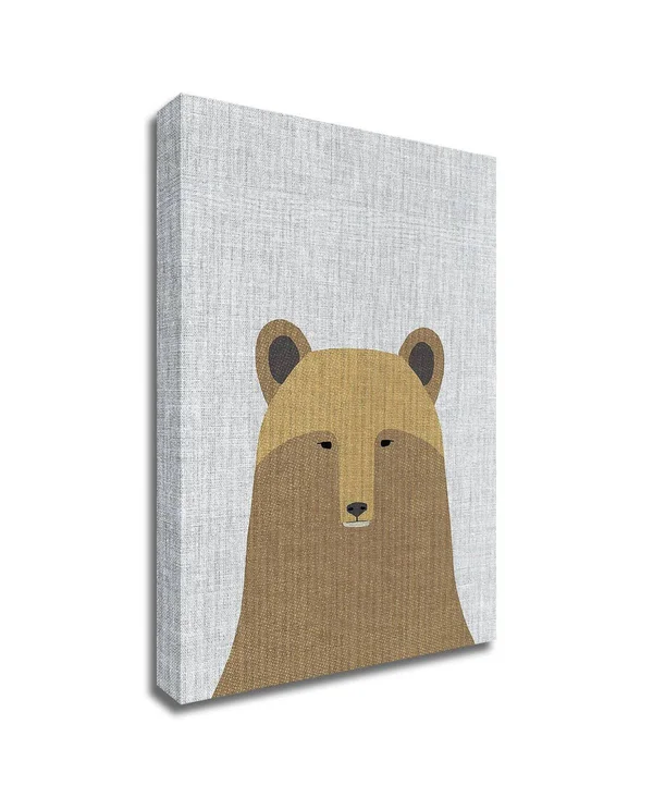 36x22 x 24x22 Grizzly Bear by Annie Bailey Art Print on Canvas