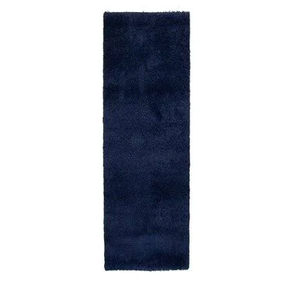 Deans Shag Blue Area Rug Wrought Studio Rug Size: Runner 2&7x22 x 8&