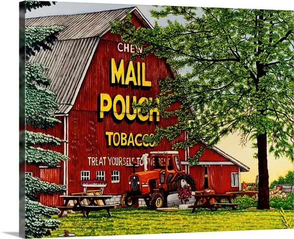 Mail Pouch Barn II - Canvas Wall Art, 30x24, Great Big Canvas