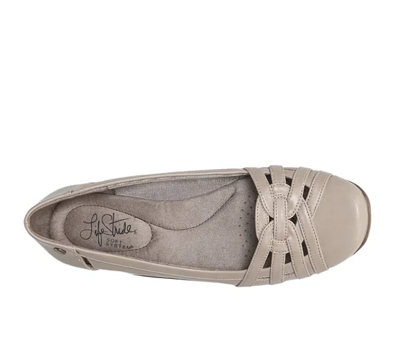 LifeStride Tender Taupe Diverse Flat