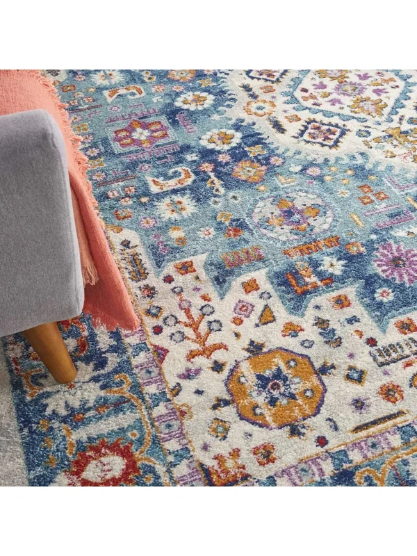Nourison Passion Ivory/Multi Area Rug - 8& x 10&