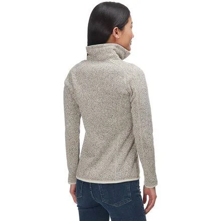 Patagonia Women's Better Sweater 1/4 Zip Fleece - Pelican, XL