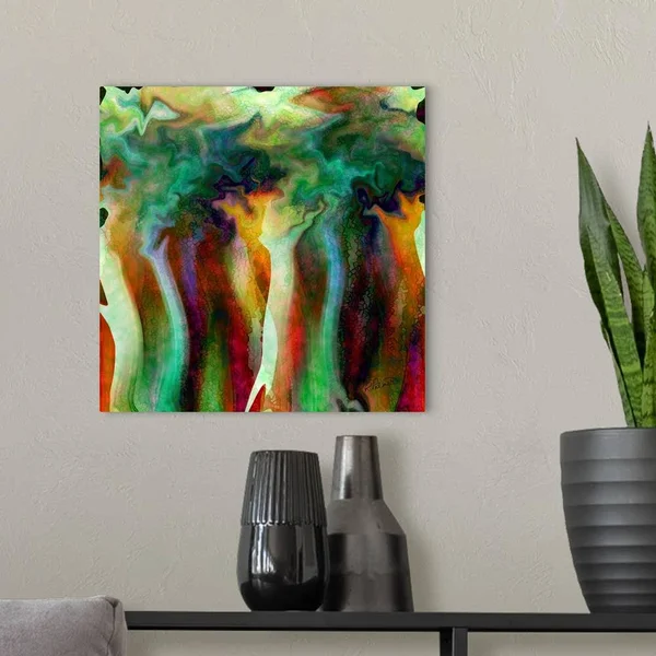 Opulent Foliage - Canvas Wall Art, 16x16, Great Big Canvas