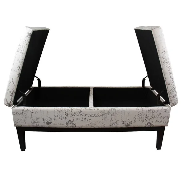 Ore International Old World Dual Lift Storage Bench