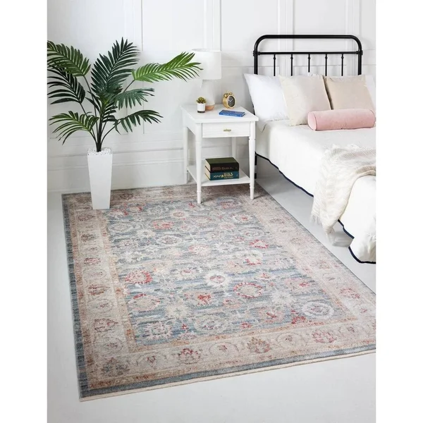 Noble Alexander Rug Red, Round 4& x 4&