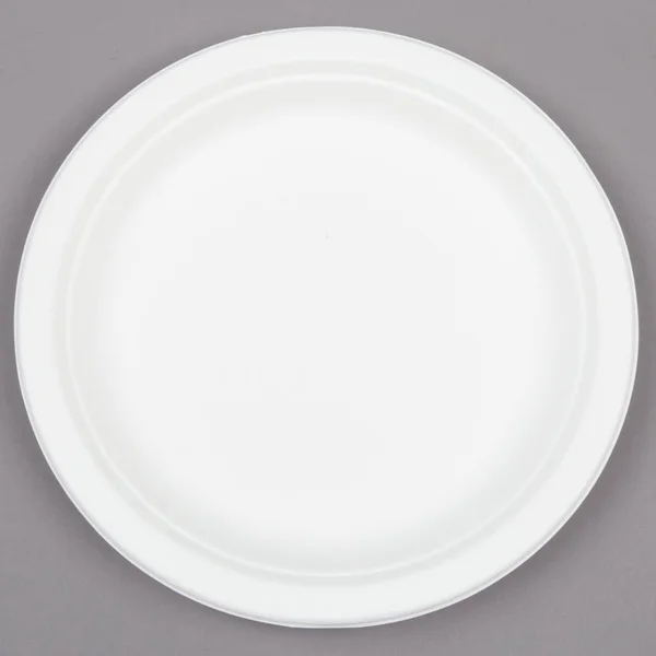 Green Wave International TW-POO-009 PE 7 in. Bagasse Biodegradable PLATE, White