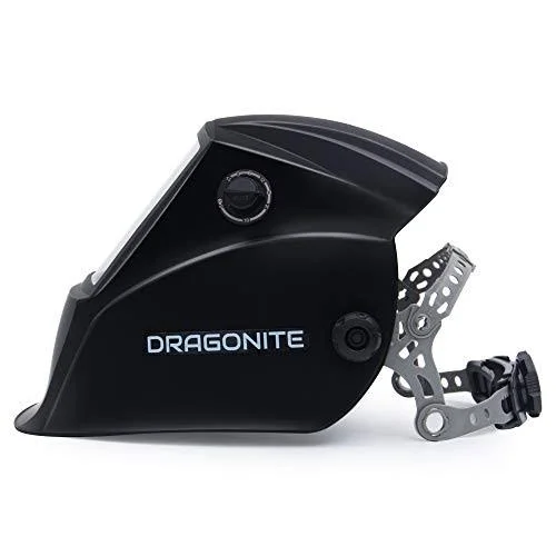 Dragonite Auto Darkening Welding Helmet - Large Viewing Welding Hood, True Color Welder Mask Wide Shade 4/5-8/9-13 for TIG MIG Ar