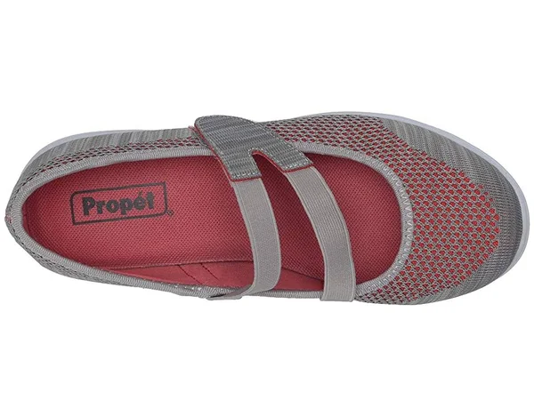Propet Women's TravelWalker Evo Mary Jane, Size: 7, Light Grey Mesh