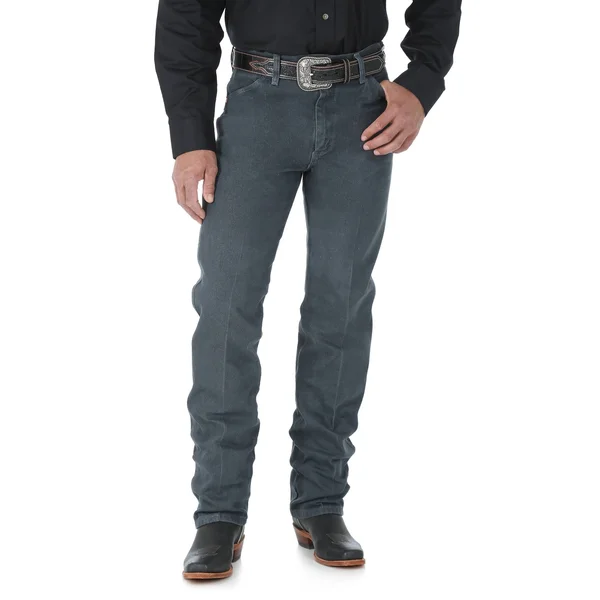 Wrangler Men's Charcoal Cowboy Cut Original Fit Jeans