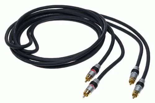 Monster Cable Interlink 400 MKII Advanced Bandwidth Balanced - Audio cable - Black - 6.6 ft - M RCA to M RCA