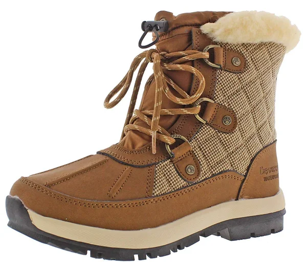Bearpaw Women's Bethany Boot - 8 - Chocolate - Khaki