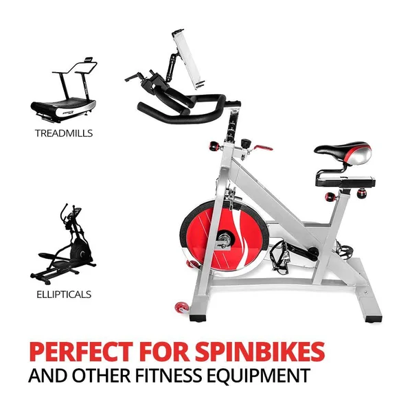 Tackform Fitness - Fit Clamp Tablet Mount, Spin Bike Tablet Holder 8.25 in.
