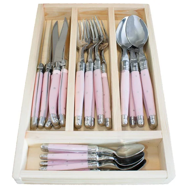Jean Dubost 24pc Flatware Set