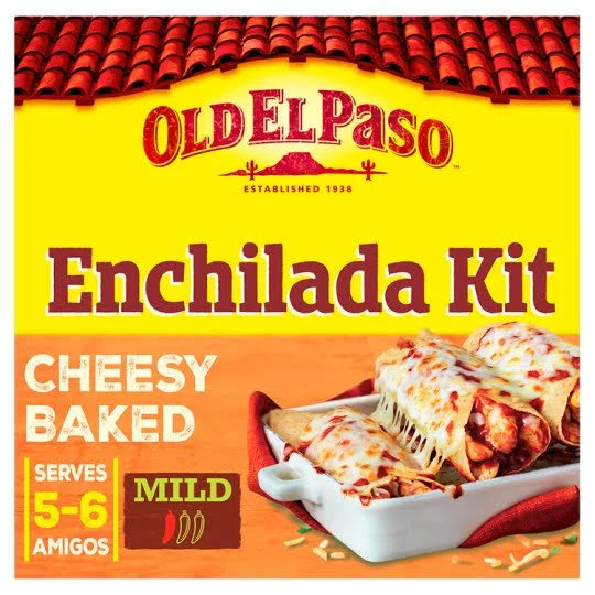 Old El Paso Cheesy Baked Enchilada Kit 995G