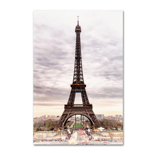 Trademark Fine Art The Eiffel Tower Canvas Art by Philippe Hugonnard - Size: 30 x 47