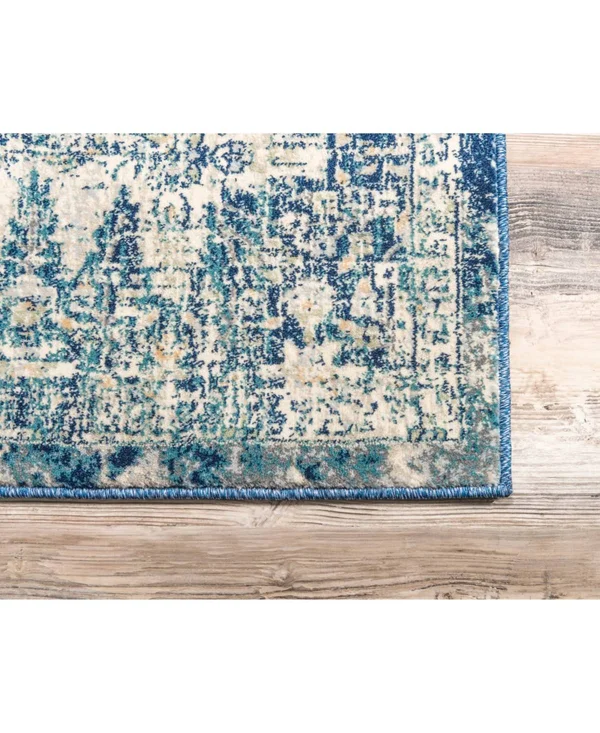 Unique Loom Lyngby Lake Oslo Area Rug - 6& x 9& Navy Blue