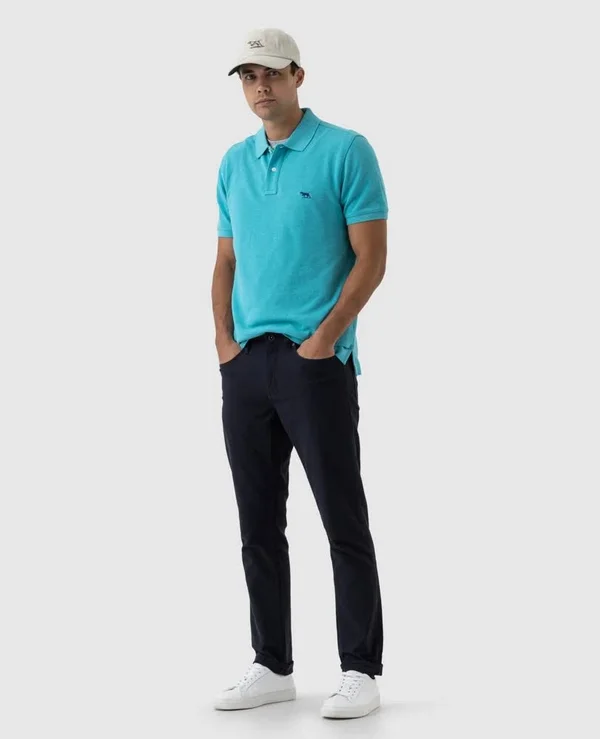 Rodd & Gunn The Gunn Polo/Aqua XXXL