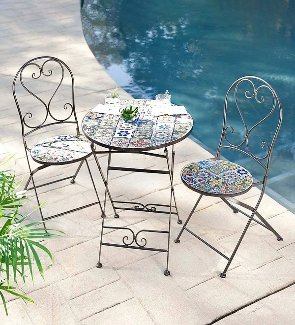 Wind & Weather Mosaic Bistro Table