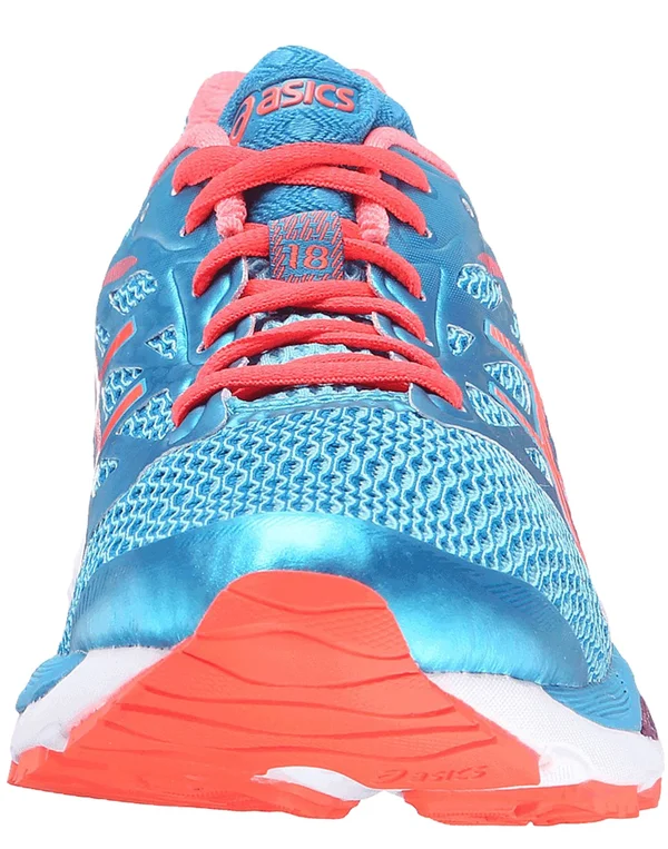 Asics GEL-Cumulus 18 Women's Running Shoes - Silver Pink Lapis - 6
