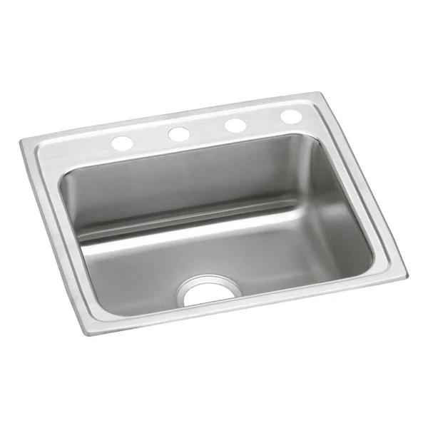 Elkay LRAD2521653 Lustertone Single Bowl Kitchen Sink