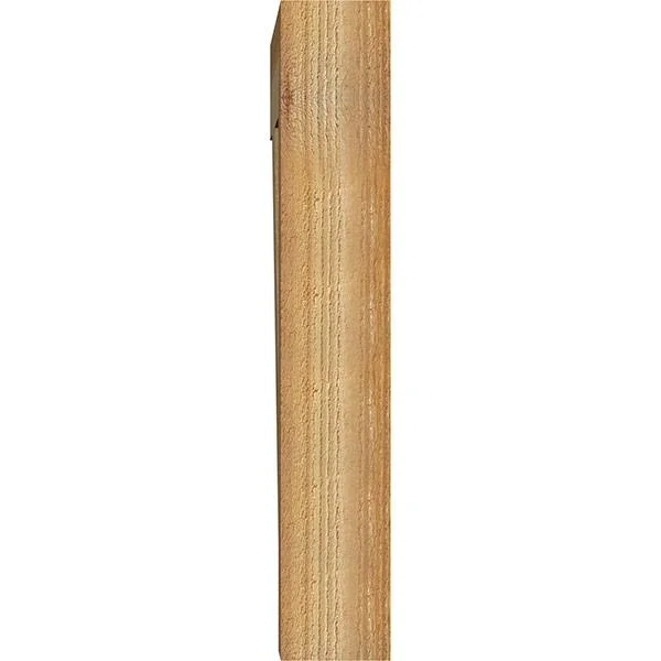 Ekena Millwork BKT04X20X24TRA05RWR 4x22W x 20x22D x 24x22H Traditional Block Rough Sawn BRACKET, Western Red Cedar