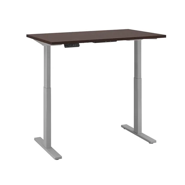 BBF Move 60 Series 48W Height Adjustable Standing Desk in Mocha Cherry