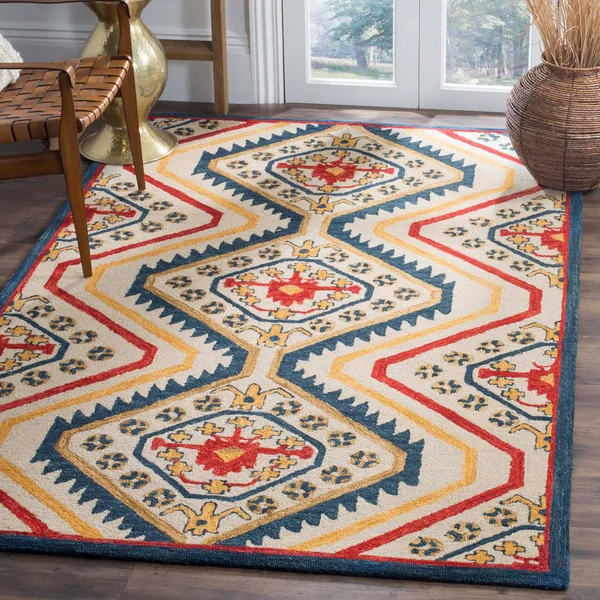 Safavieh Aspen APN701A 2&3x22 x 7&0x22 Runner Ivory - Multi Area Rug