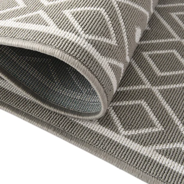 Outdoor Trellis Gray 5x8 Area Rug Indoor Outdoor Rug
