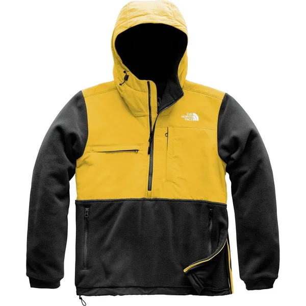 The North Face Men's Denali Anorak - Small - TNF Yellow, TNF Black