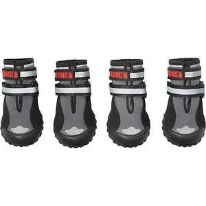 Kong Sport Dog Bootie, Gray, Large 229451