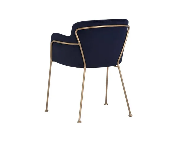 Odesa Dining Armchair Abbington Navy Sunpan