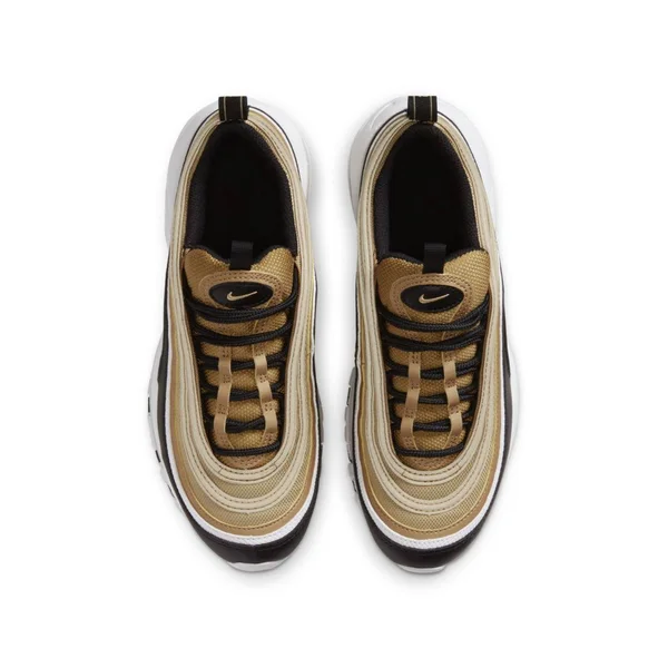 Nike Air Max 97 Black/Gold Grade School Boys& Shoes - Size: 7