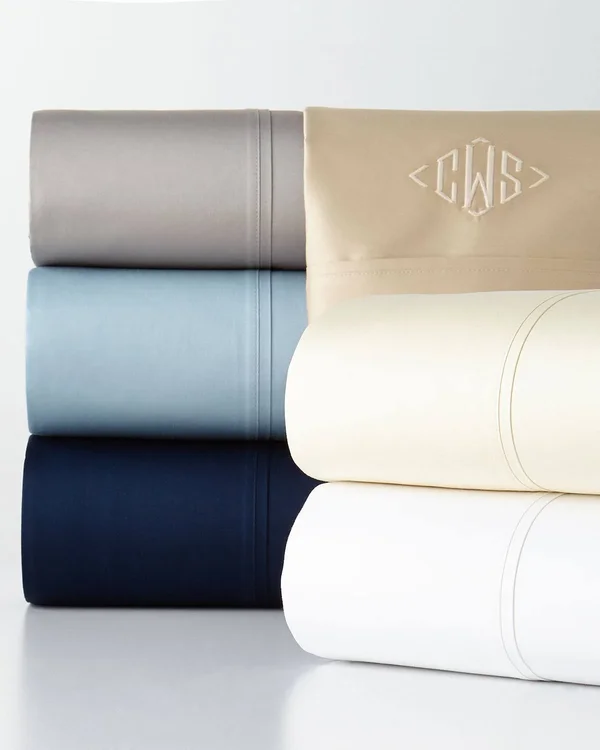 Ralph Lauren Bedford Sateen Pillowcase - King - Sanibel Blue