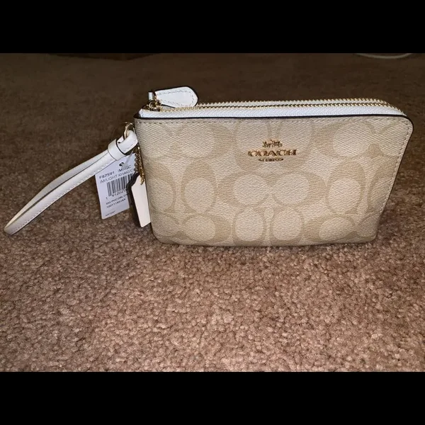 Coach Double Corner Zip Wristlet F87591-IMDQC