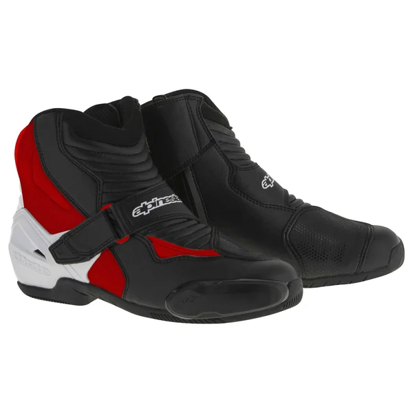 Alpinestars SMX-1 R Shoes Black White Red 47