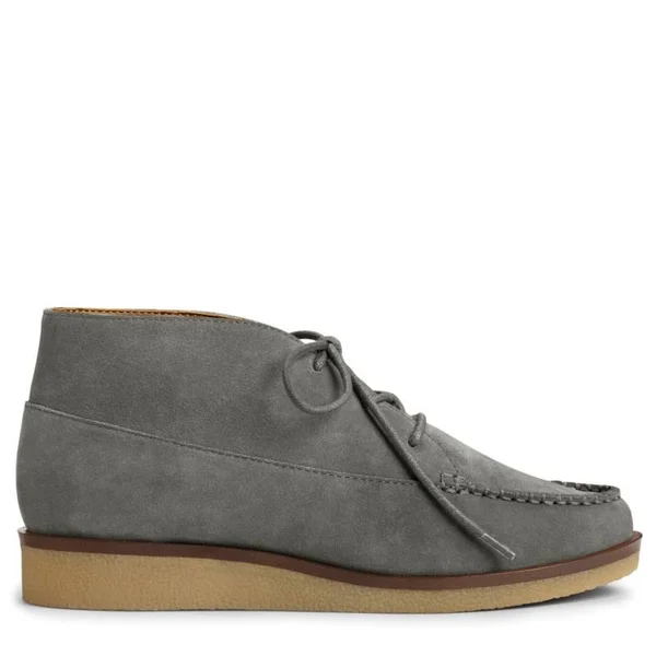 Aerosoles Women's Greenhouse Chukka Boot - Size: 5, Grey Genuine Suede