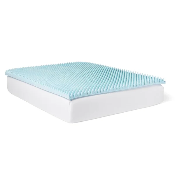 Slumber Solutions Gel Highloft 3-Inch Memory Foam Mattress Topper Twin