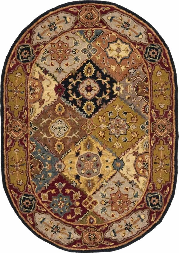Safavieh Heritage HG512B 2&3x22 x 6&0x22 Runner Multi, Red Area Rug