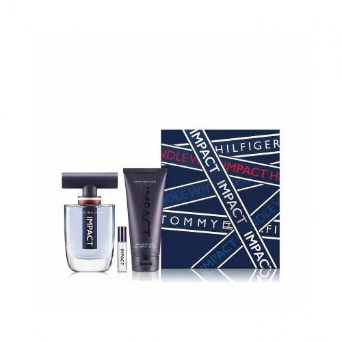 Tommy Hilfiger Impact 3 Pcs Set: 3.4 Eau De Toilette Spray + 0.14 Eau