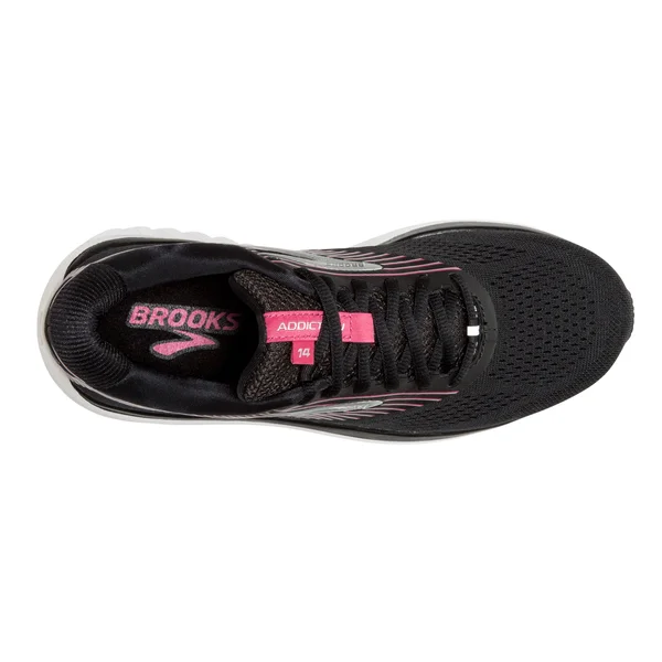 Brooks Addiction 14 Narrow 10.5 - Black/Hot Pink/Silver (Women's)