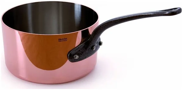 Mauviel M&heritage Saucepan 6.30x22 Copper & Stainless Steel Cookware - 6540.16 - 14.6 x 5.5 x 7.9 inches